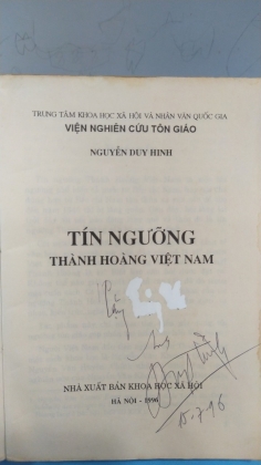 TÍN NGƯỠNG THÀNH HOÀNG VIỆT NAM 