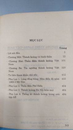 TÍN NGƯỠNG THÀNH HOÀNG VIỆT NAM 