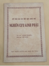 LỜI BÁO CÁO CỦA MỘT NHÀ KHOA HỌC NGHIÊN CỨU KINH PHẬT