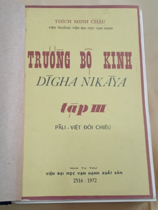 TRƯỜNG BỘ KINH Digha Kikaya