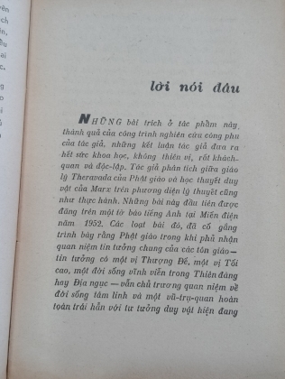 PHẬT GIÁO VỚI MÁC-XÍT