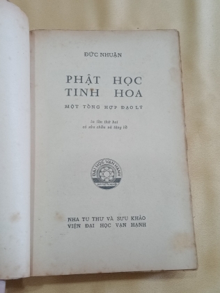 PHẬT HỌC TINH HOÀ - MỘT TỔNG HỢP ĐẠO LÝ