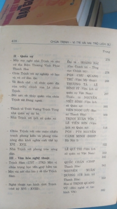 CHÚA TRỊNH VỊ TRÍ VÀ VAI TRÒ LỊCH SỬ