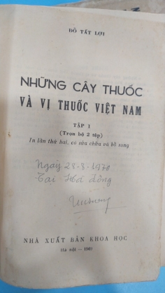 NHỮNG CÂY THUỐC VÀ VỊ THUỐC VIỆT NAM 