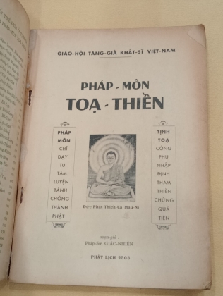 PHÁP MÔN TOẠ THIỀN