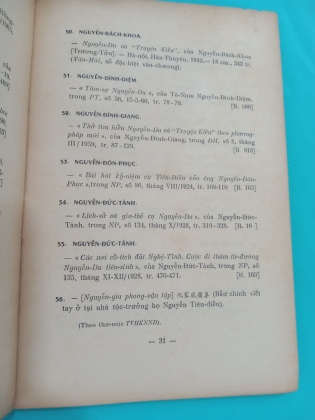 THƯ MỤC VỀ NGUYỄN DU