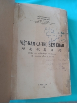 VIỆT NAM CA TRÙ BIÊN KHẢO