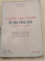 CÂU HỎI TRẮC NGHIỆM SỬ ĐỊA CÔNG DÂN