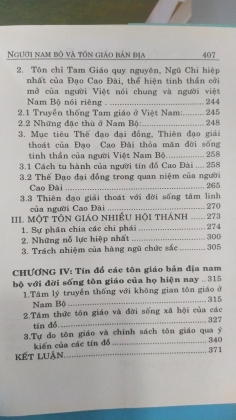 NGƯỜI NAM BỘ VÀ TÔN GIÁO BẢN ĐỊA