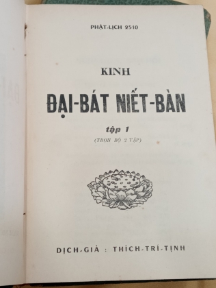 KINH ĐẠI BÁT NIẾT BÀN