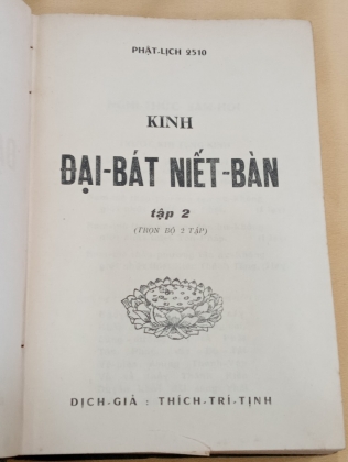 KINH ĐẠI BÁT NIẾT BÀN