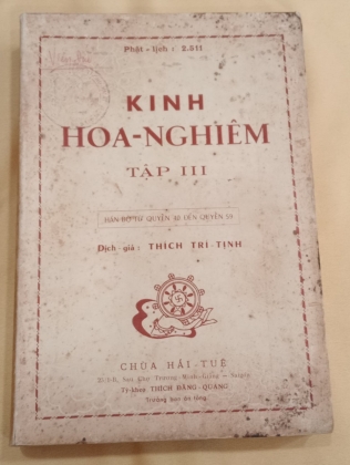 KINH HOA NGHIÊM TẬP III