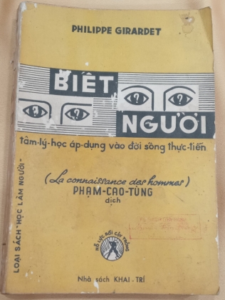 BIẾT NGƯỜI - TÂM LÝ HỌC ÁP DỤNG VÀO ĐỜI SỐNG THỰC TIỄN 