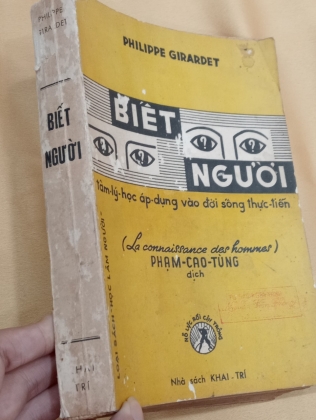 BIẾT NGƯỜI - TÂM LÝ HỌC ÁP DỤNG VÀO ĐỜI SỐNG THỰC TIỄN 