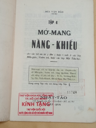 MỞ MANG NĂNG KHIẾU - TẬP 4