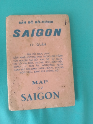 BẢN ĐỒ ĐÔ THÀNH SÀI GÒN 11 QUẬN