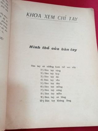 KHOA XEM CHỈ TAY