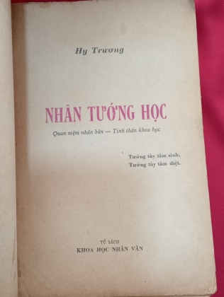 NHÂN TƯỚNG HỌC