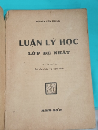 LUẬN LÝ HỌC ĐỆ NHẤT A,B,C,D