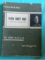 LUẬN TRIẾT HỌC LUẬN LÝ HỌC VÀ ĐẠO ĐỨC HỌC ĐỆ NHẤT ABCD