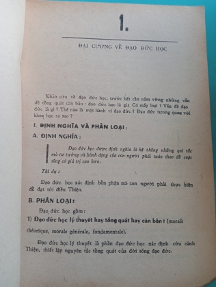 ĐẠO ĐỨC HỌC 12 ABCD CHƯƠNG TRÌNH 1973-1974