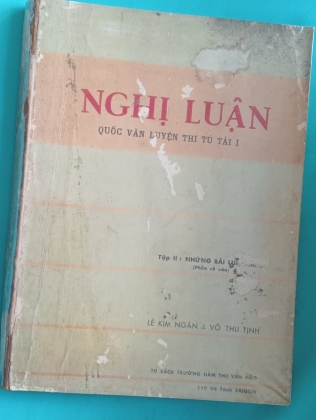 NGHỊ LUẬN QUỐC VĂN LUYỆN THI TÚ TÀI