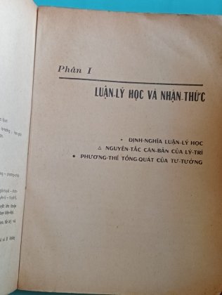 LUẬN LÝ HỌC LỚP 12 ABCD CHƯƠNG TRÌNH CẬP NHẬT HOÁ 1972