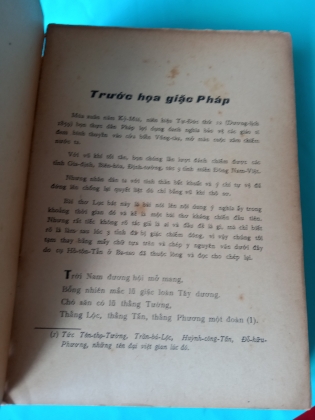 THI VĂN QUỐC CẤM THỜI THUỘC PHÁP