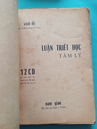 LUẬN TRIẾT TÂM LÝ 12ACD CHƯƠNG TRÌNH CẬP NHẬT HOÁ 