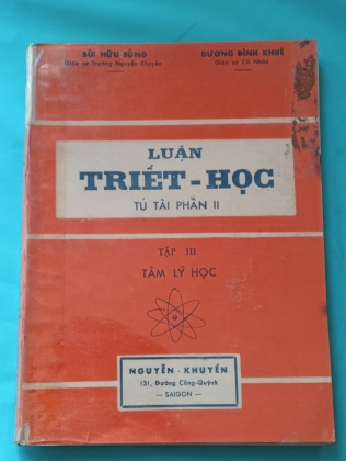 LUẬN TRIẾT HỌC TÚ TÀI PHẦN II