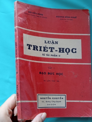 LUẬN TRIẾT HỌC TÚ TÀI PHẦN II