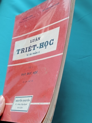 LUẬN TRIẾT HỌC TÚ TÀI PHẦN II