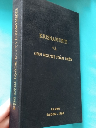 KRISNAMURTI VÀ CON NGƯỜI TOÀN DIỆN 