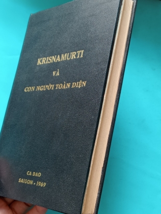 KRISNAMURTI VÀ CON NGƯỜI TOÀN DIỆN 