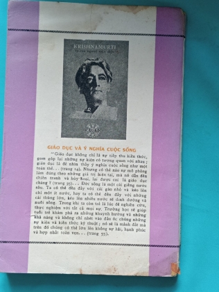 GIÁO DỤC VÀ Ý NGHĨA CUỘC SỐNG - KRISNAMUTI (HOÀI KHANH DỊCH)