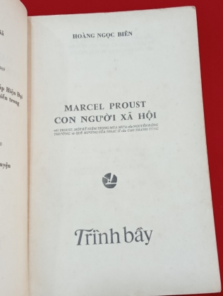 MARCEL PROUST CON NGƯỜI XÃ HỘI