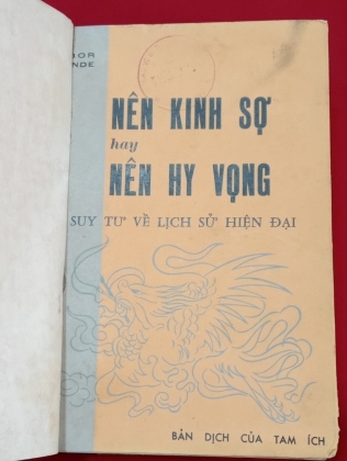 NÊN KINH SỢ HAY NÊN HY VỌNG