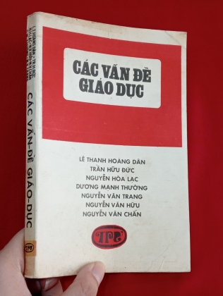 CÁC VẤN ĐỀ GIÁO DỤC - LÊ THANH HOÀNG DÂN