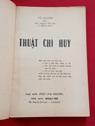 THUẬT CHỈ HUY