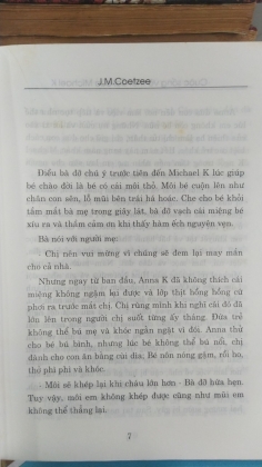 CUỘC SỐNG VÀ THỜI ĐẠI CỦA MICHAEL K 