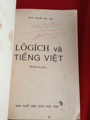 LÔGÍCH VÀ TIẾNG VIỆT