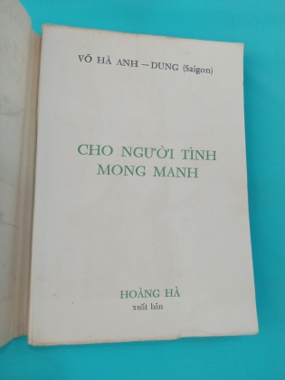 CHO NGƯỜI TÌNH MONG MANH