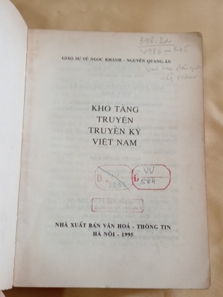 KHO TÀNG TRUYỆN TRUYỀN KỲ VIỆT NAM