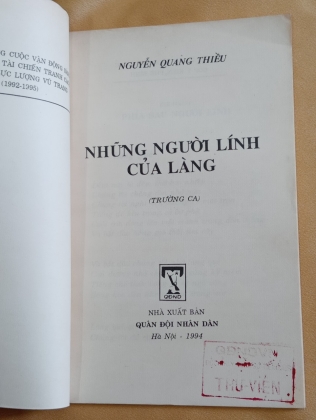 NHỮNG NGƯỜI LÍNH CỦA LÀNG