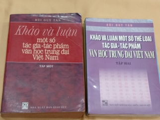 KHẢO VÀ LUẬN MỘT SỐ THỂ LOẠI TÁC GIA TÁC PHẨM VĂN HỌC TRUNG ĐẠI VIỆT NAM