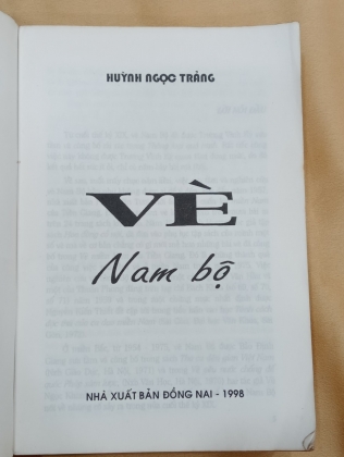 VÈ NAM BỘ