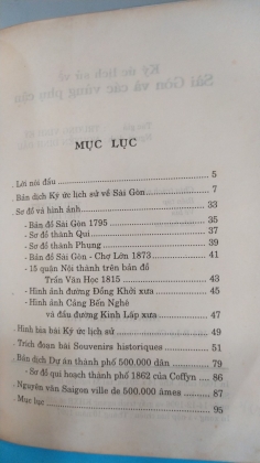 KÝ ỨC LỊCH SỬ VỀ SÀI GÒN VÀ CÁC VÙNG PHỤ CẬN 