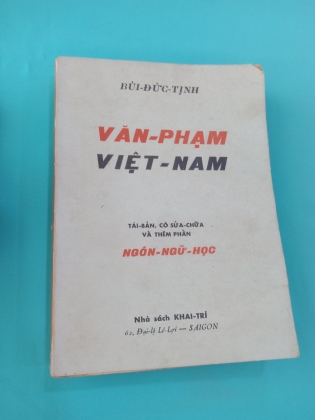 VĂN PHẠM VIỆT NAM - BÙI ĐỨC TỊNH