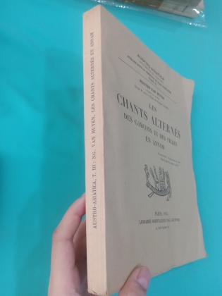 LES CHANTS ALTERNÉS DES GARCONS ET DES FILLES EN ANNAM