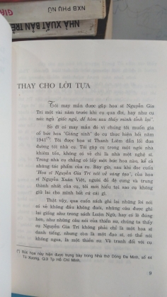 HỌA SĨ NGUYỄN GIA TRÍ NÓI VỀ SÁNG TẠO  